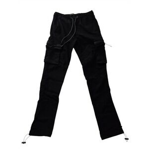 Six Lincoln‎ New York Mens Cargo Pants Tech Stretch Black Size M Slim Fit Utilit
